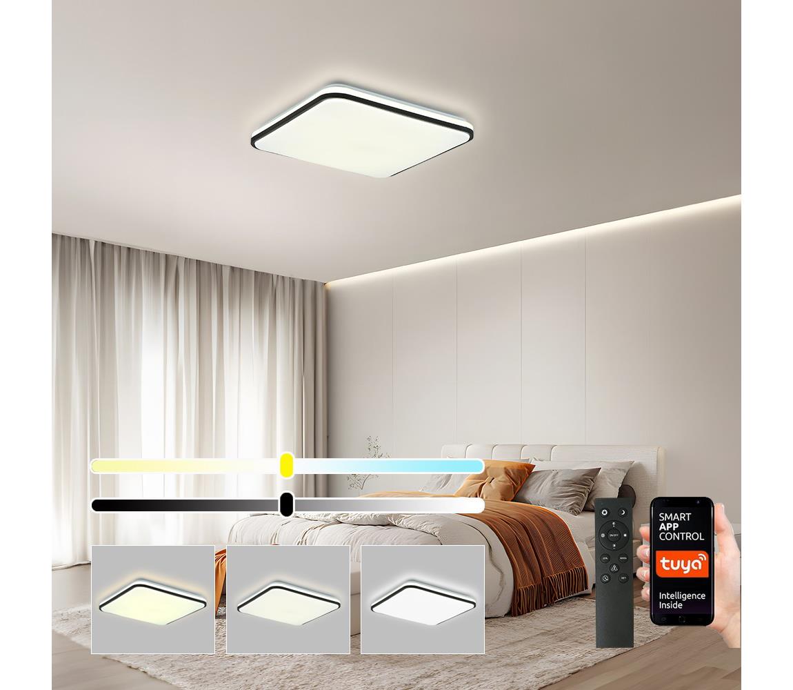 Brilagi - LED stmievateľné stropné svietidlo SMART LED/24W/230V 43x43 cm Wi-Fi Tuya + diaľkový ovládač BRI640