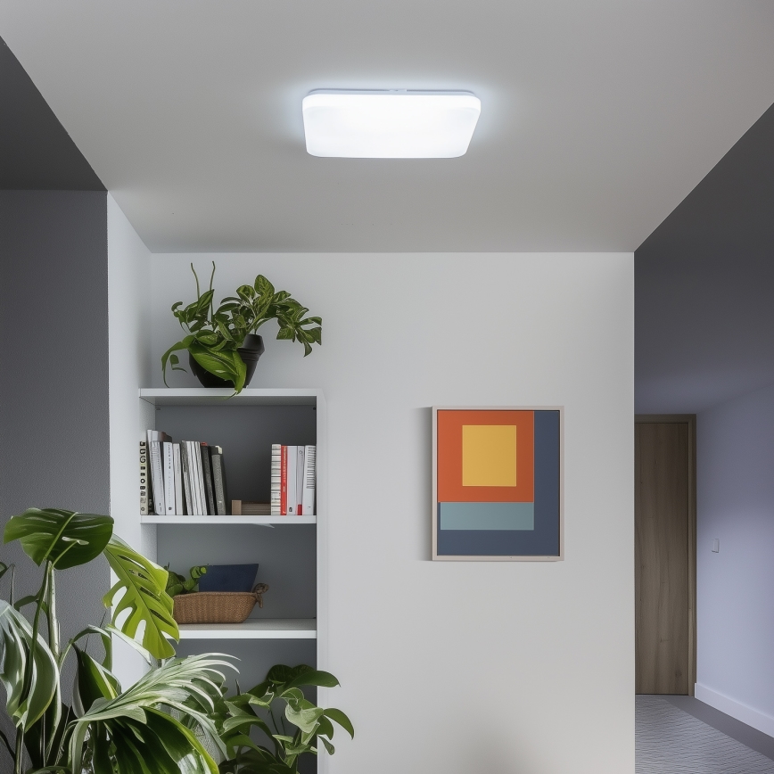 Brilagi - SMART stmievateľné LED stropné svietidlo 24W/230V 43x43 cm 3000-6000K Wi-Fi Tuya Beacon + diaľkové ovládanie