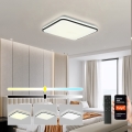 BRILAGI - LED Stmievateľné stropné svietidlo SMART LED/36W/230V 3000-6000K 45x45 cm Wi-Fi Tuya + diaľkové ovládanie