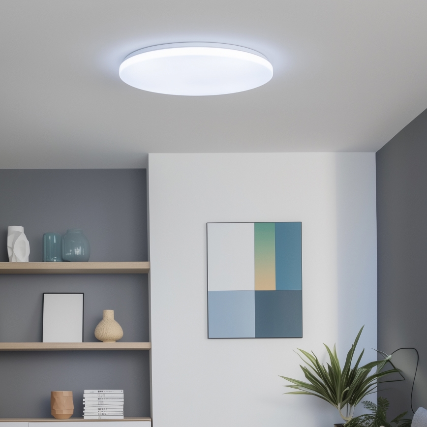 Brilagi - LED Stmievateľné stropné svietidlo SMART LED/36W/230V pr. 48 cm 3000-6000K Wi-Fi Tuya Beacon + diaľkové ovládanie