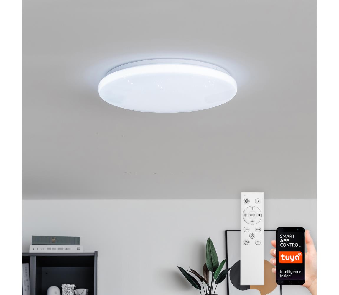 Brilagi - LED stmievateľné stropné svietidlo SMART STARS LED/24W/230V pr. 38 cm Wi-Fi Tuya + diaľkové ovládanie BRI634