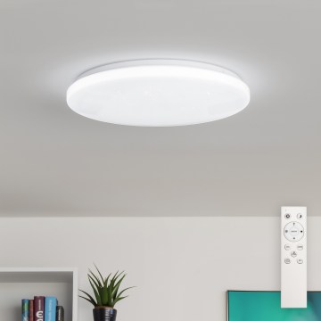 Brilagi - LED stmievateľné stropné svietidlo SMART STARS LED/36W/230V priemer 48 cm 3000-6000K Wi-Fi Tuya Beacon + diaľkové ovládanie