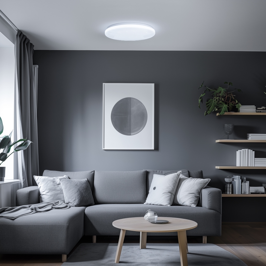 Brilagi - LED stmievateľné stropné svietidlo SMART STARS LED/36W/230V priemer 48 cm 3000-6000K Wi-Fi Tuya Beacon + diaľkové ovládanie