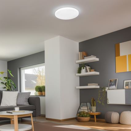 Brilagi - LED stmievateľné stropné svietidlo SMART STARS LED/36W/230V priemer 48 cm 3000-6000K Wi-Fi Tuya Beacon + diaľkové ovládanie