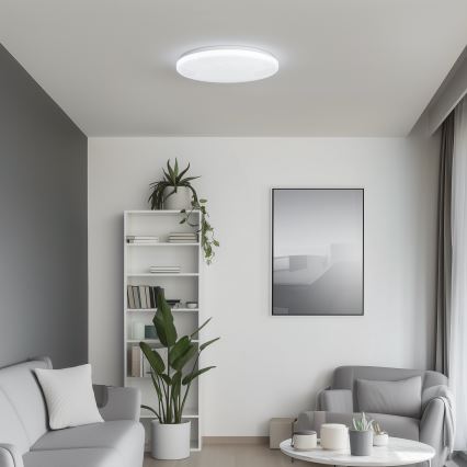 Brilagi - LED stmievateľné stropné svietidlo SMART STARS LED/36W/230V priemer 48 cm 3000-6000K Wi-Fi Tuya Beacon + diaľkové ovládanie