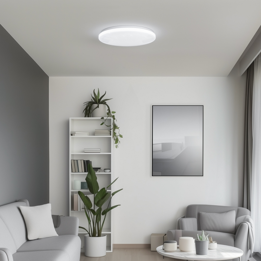 Brilagi - LED stmievateľné stropné svietidlo SMART STARS LED/36W/230V priemer 48 cm 3000-6000K Wi-Fi Tuya Beacon + diaľkové ovládanie