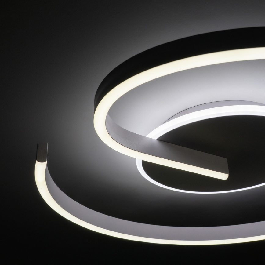 Brilagi - LED stmievateľné stropné svietidlo SPIRAL LED/56W/230V pr. 50 cm 3000/4000/6000K + diaľkové ovládanie