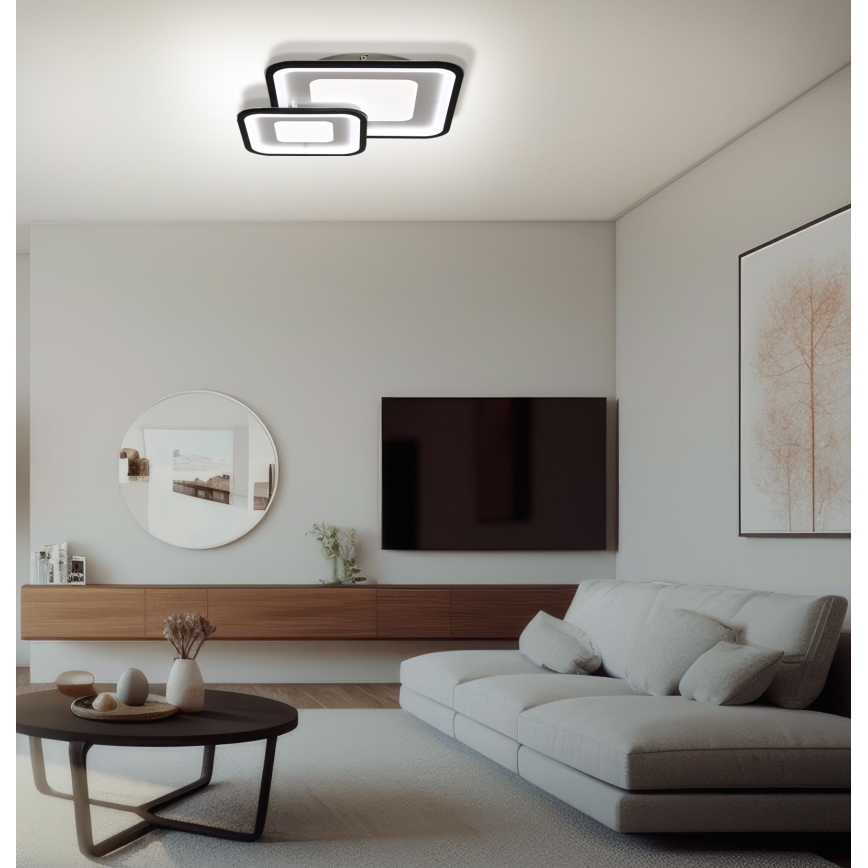 Brilagi - LED Stmievaťelné stropné svietidlo TANDORA LED/49W/230V 3000-6000K + diaľkové ovládanie