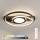 Brilagi - LED stmievateľné stropné svietidlo TWIRL LED/38W/230V 3000-6000K čierne + diaľkové ovládanie