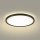 Brilagi - LED Stmievateľné stropné svietidlo ULTRA SLIM LED/18W/230V 2700-6500K pr. 30 cm čierna + diaľkové ovládanie