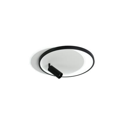 Brilagi - LED stmievateľné stropné svietidlo UNITY LED/48W/230V + 1xGU10/3W 3000-6000K 39x45 cm biela/čierna + diaľkové ovládanie