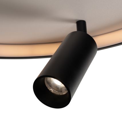 Brilagi - LED stmievateľné stropné svietidlo UNITY LED/48W/230V + 1xGU10/3W 3000-6000K 39x45 cm biela/čierna + diaľkové ovládanie