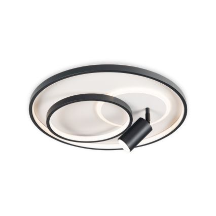 Brilagi - LED stmievateľné stropné svietidlo UNITY LED/60W/230V + 1xGU10/3W 3000-6000K priemer 50 cm biela/čierna + diaľkové ovládanie