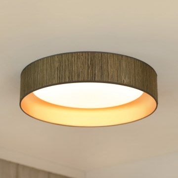 Brilagi - LED Stmievateľné stropné svietidlo VEGAS SHINE LED/24W/230V 3000/4000/6500K slama hnedá/zlatá + diaľkové ovládanie