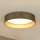 Brilagi - LED Stmievateľné stropné svietidlo VEGAS SHINE LED/24W/230V 3000/4000/6500K slama hnedá/zlatá + diaľkové ovládanie