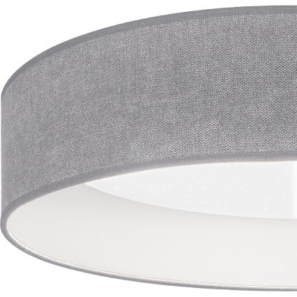Brilagi - LED stmievateľné stropné svietidlo VELVET SMARTIX STARS LED/24W/230V 3000-6000K pr. 45 cm sivá Wi-Fi Tuya Beacon + diaľkové ovládanie