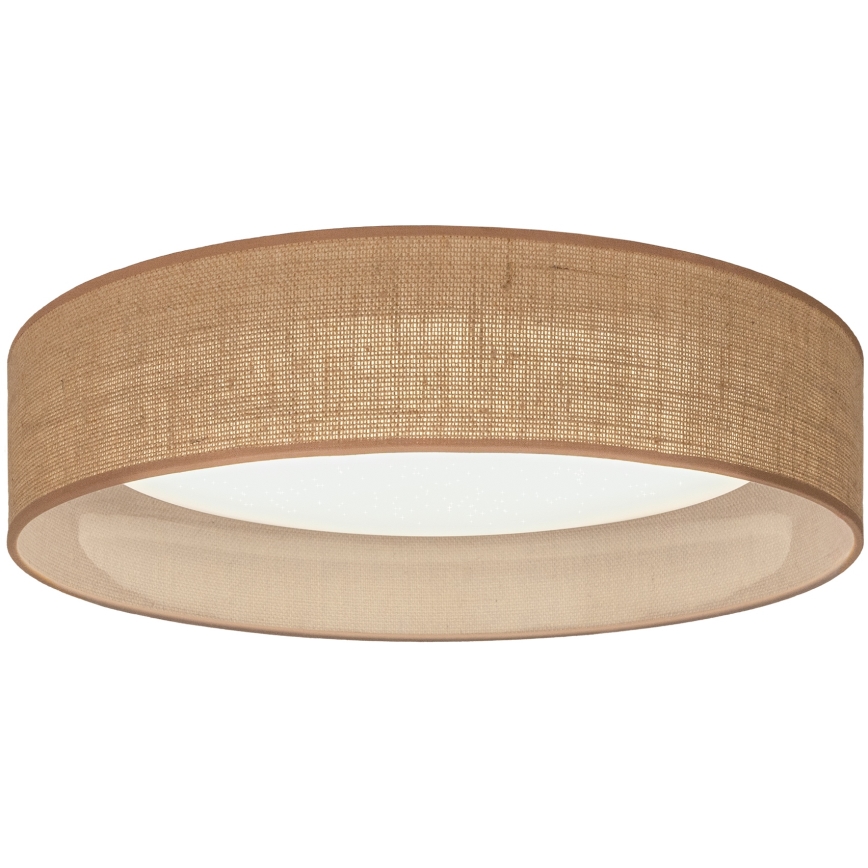 Brilagi - LED stmievateľné stropné svietidlo VELVET SMARTIX STARS LED/24W/230V 3000-6000K pr. 45 cm béžová Wi-Fi Tuya Beacon + diaľkové ovládanie