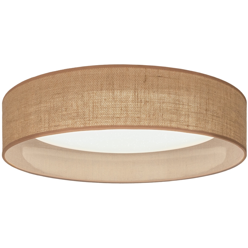 Brilagi - LED stmievateľné stropné svietidlo VELVET SMARTIX STARS LED/36W/230V 3000–6000 K priemer 55 cm béžová Wi-Fi Tuya Beacon + diaľkové ovládanie