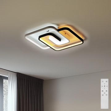 Brilagi - LED Stmievateľné stropné svietidlo VELO LED/64W/230V 48x48 cm 3000-6500K + diaľkové ovládanie