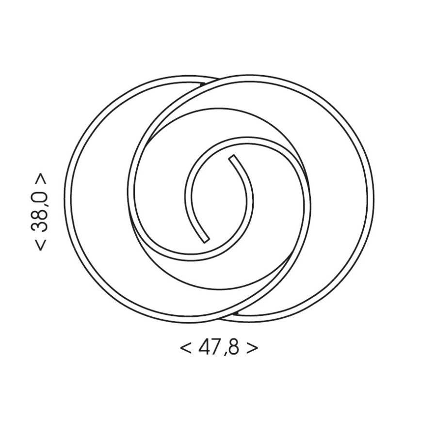 Brilagi - LED Stmievateľné stropné svietidlo VELO LED/70W/230V 3000-6500K 38x47,8 cm + diaľkové ovládanie