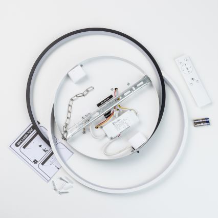 Brilagi - LED stmievateľné stropné svietidlo VELO XL LED/83W/230V 3000-6500K 46,7x59,5 cm + diaľkové ovládanie