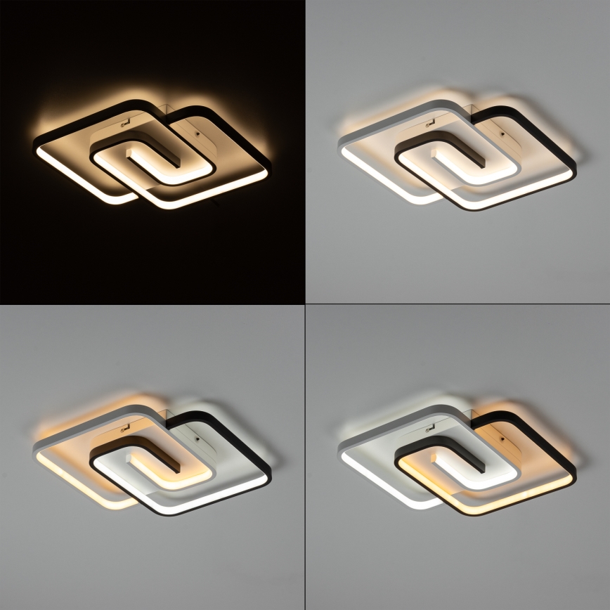 Brilagi - LED Stmievateľné stropné svietidlo VELO XL LED/98W/230V 3000-6500K 61x61 cm + diaľkové ovládanie