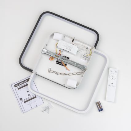 Brilagi - LED Stmievateľné stropné svietidlo VELO XL LED/98W/230V 3000-6500K 61x61 cm + diaľkové ovládanie