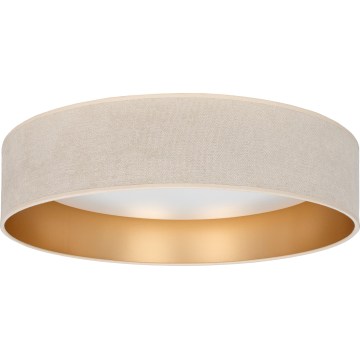Brilagi - LED stmievateľné stropné svietidlo VELVET SMART VARI LED/24W/230V 3000-6500K pr. 45 cm krémová/zlatá + diaľkové ovládanie