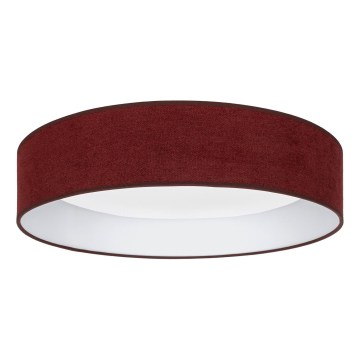 Brilagi - LED stmievateľné stropné svietidlo VELVET SMART VARI LED/24W/230V 3000-6500K pr. 45 cm vínová + diaľkové ovládanie