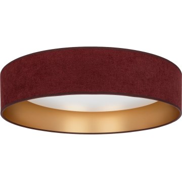 Brilagi - LED stmievateľné stropné svietidlo VELVET SMART VARI LED/24W/230V 3000-6500K priemer 45 cm bordová/zlatá + diaľkové ovládanie