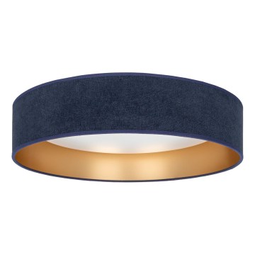 Brilagi - LED stmievateľné stropné svietidlo VELVET SMART VARI LED/36W/230V 3000-6500K pr. 55 cm modrá/zlatá + diaľkové ovládanie