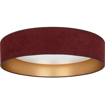 Brilagi - LED stmievateľné stropné svietidlo VELVET SMARTIX LED/24W/230V 3000-6000K pr. 45 cm vínová/zlatá Wi-Fi Tuya Beacon + diaľkové ovládanie