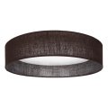 Brilagi - LED Stmievateľné stropné svietidlo VELVET SMARTIX LED/36W/230V 3000-6000K pr. 55 cm hnedá Wi-Fi Tuya Beacon + diaľkové ovládanie