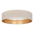 Brilagi - LED Stmievateľné stropné svietidlo VELVET SMARTIX LED/36W/230V 3000-6000K pr. 55 cm krémová/zlatá Wi-Fi Tuya Beacon + diaľkové ovládanie