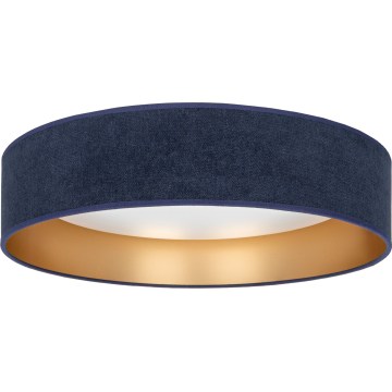 Brilagi - LED stmievateľné stropné svietidlo VELVET SMARTIX LED/36W/230V 3000-6000K priemer 55 cm modrá/zlatá Wi-Fi Tuya Beacon + diaľkové ovládanie