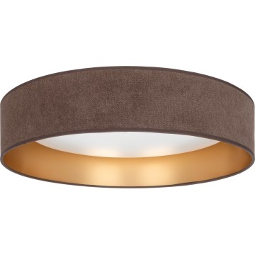Brilagi - LED stmievateľné stropné svietidlo VELVET SMARTIX STARS LED/24W/230V 3000-6000K priemer 45 cm hnedá/zlatá Wi-Fi Tuya Beacon + diaľkové ovládanie