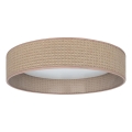 Brilagi - LED stmievateľné stropné svietidlo VELVET SMARTIX STARS LED/36W/230V 3000-6000K priemer 55 cm béžová Wi-Fi Tuya Beacon + diaľkové ovládanie