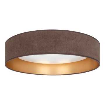 Brilagi - LED stmievateľné stropné svietidlo VELVET SMARTIX STARS LED/36W/230V 3000-6000K priemer 55 cm hnedá/zlatá Wi-Fi Tuya Beacon + diaľkové ovládanie