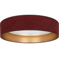 Brilagi - LED stmievateľné stropné svietidlo VELVET SMARTIX STARS LED/36W/230V 3000-6000K priemer 55 cm vínová/zlatá Wi-Fi Tuya Beacon + diaľkové ovládanie