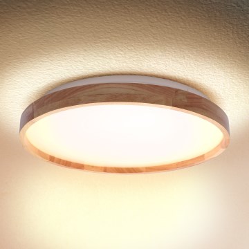 Brilagi - LED stmievateľné stropné svietidlo VELVET SQUARE LED/24W/230V 43x43 cm 3000/4000/6500K + diaľkové ovládanie krémová