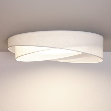 BRILAGI - LED stmievateľné stropné svietidlo VELVET TWIST LED/36W/230V 3000-6000K priemer 65 cm Wi-Fi Tuya Beacon biela + diaľkové ovládanie