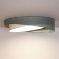 BRILAGI - LED stmievateľné stropné svietidlo VELVET TWIST LED/36W/230V 3000-6000K priemer 65 cm Wi-Fi Tuya Beacon zelená/biela + diaľkové ovládanie