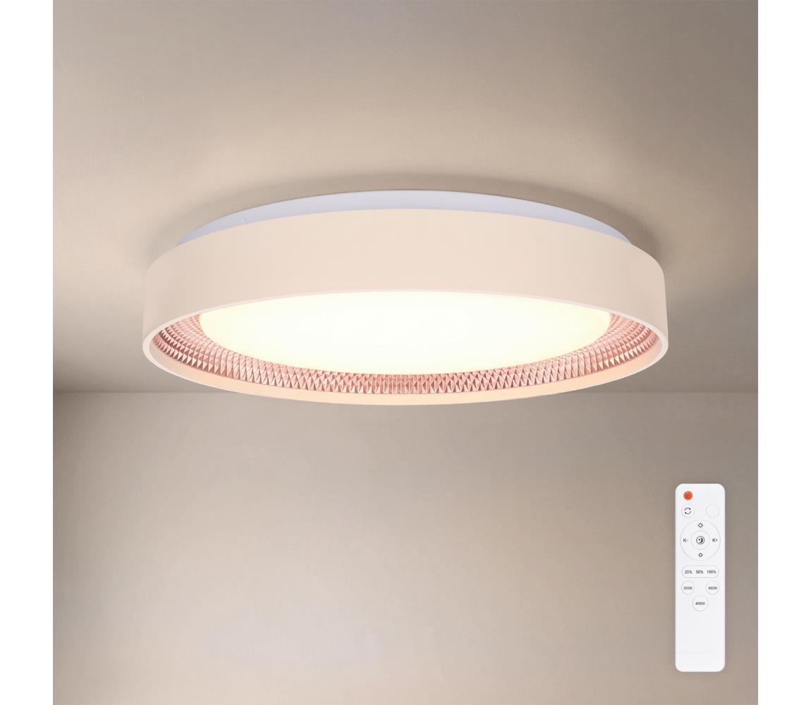 Brilagi - LED stmievateľné stropné svietidlo WALDO LED/48W/230V, priemer 40 cm, béžová/zlatá, s diaľkovým ovládaním WO800-OEM48-40-BEI