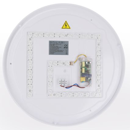 Brilagi - Stmievateľné LED stropné svietidlo WALDO LED/48W/230V 3000-6500K priemer 40 cm čierna/zlatá + diaľkové ovládanie