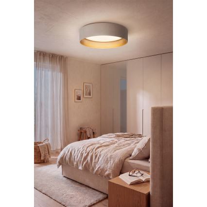 Brilagi - LED stmievateľné stropné svietidlo VELVET SMARTIX STARS LED/24W/230V 3000-6000K priemer 45 cm krémová/zlatá Wi-Fi Tuya Beacon + diaľkové ovládanie