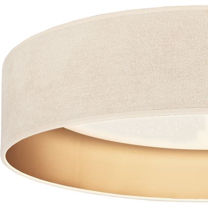 Brilagi - LED stmievateľné stropné svietidlo VELVET SMARTIX STARS LED/24W/230V 3000-6000K priemer 45 cm krémová/zlatá Wi-Fi Tuya Beacon + diaľkové ovládanie