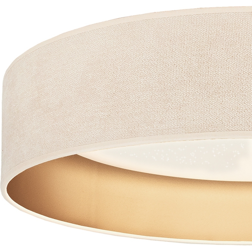 Brilagi - LED stmievateľné stropné svietidlo VELVET SMARTIX STARS LED/24W/230V 3000-6000K priemer 45 cm krémová/zlatá Wi-Fi Tuya Beacon + diaľkové ovládanie