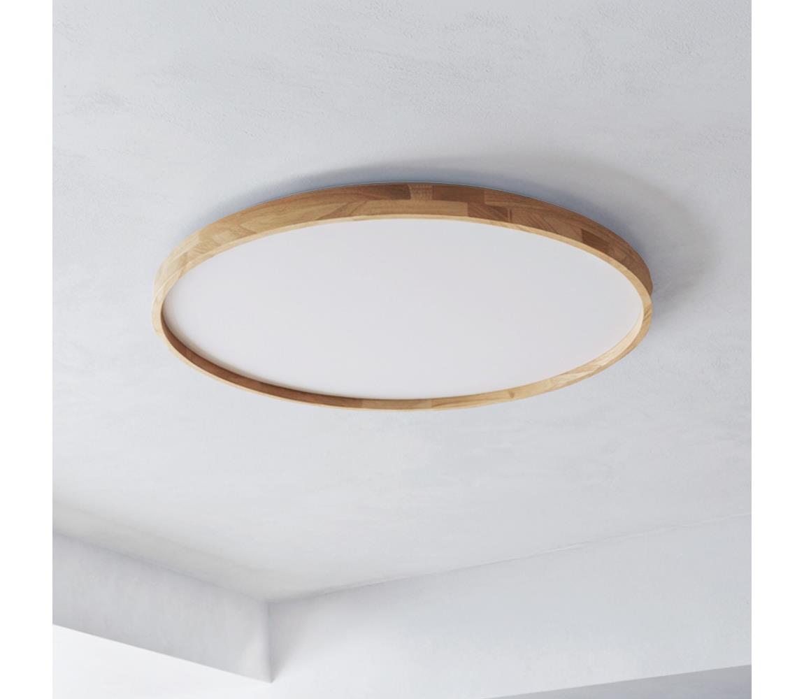 Brilagi -LED Stmievateľné svietidlo ALSON LED/72W/230V 3000-6500K dub pr. 78 cm+diaľkový ovládač WO800-OEM8-80