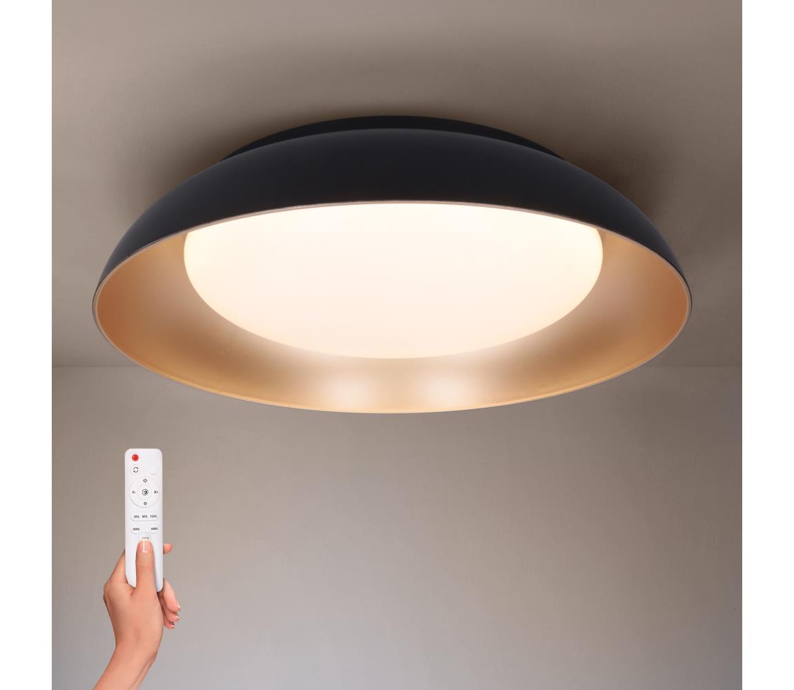 Brilagi-LED Stmievateľné svietidlo ALVA LED/48W/230V 3000-6500K pr. 51 cm čierna+DO WO800-OEM34-BKGD