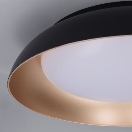 Brilagi - LED Stmievateľné stropné svietidlo ALVA LED/48W/230V 3000-6500K pr. 51 cm čierna + diaľkové ovládanie